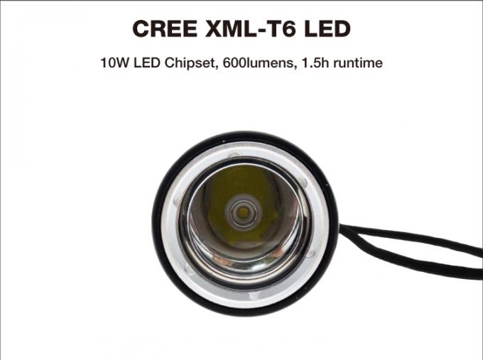 ใช้แบตเตอรี่ชาร์จแบตเตอรี่แบบพกพาได้ยาก 600 lumens led holding switch torchlight