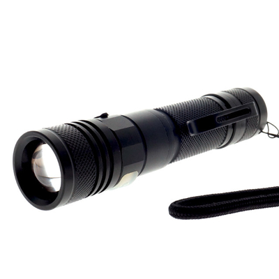 ไฟฉายแบบชาร์จไฟขนาดกะทัดรัดสำหรับไฟกระพริบ XPE, ไฟ LED Beam Flashlight