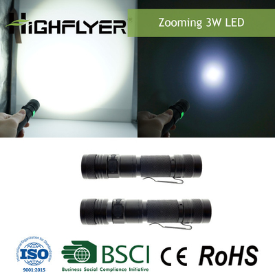 ไฟฉายแบบชาร์จไฟขนาดกะทัดรัดสำหรับไฟกระพริบ XPE, ไฟ LED Beam Flashlight