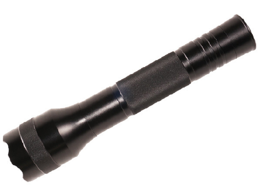 ไฟฉายขนาดกะทัดรัดปลอดภัยจากการกระแทกของไฟฉายระบบรักษาความปลอดภัย LED Torch High Efficiency