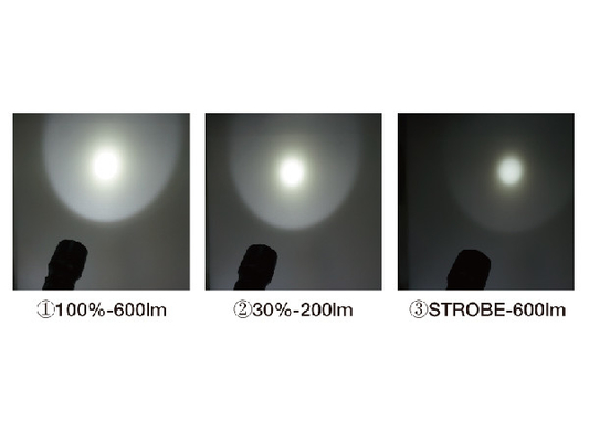 Handsize Diving ไฟฉาย LED IPX8 ความทนทานต่อน้ำด้วยแบตเตอรี่ลิเธียมไอออน 18650
