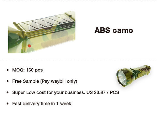 ปลั๊ก LED ขนาด 1 วัตต์ที่มีประโยชน์ในไฟฉายชาร์จไฟได้ระยะเวลาไฟ LED 10x11 ชั่วโมง