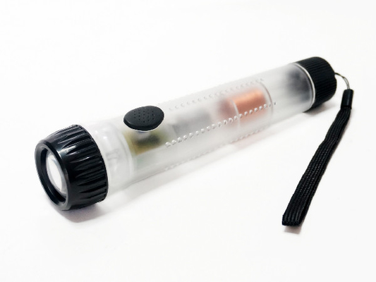 ไม่มีแบตเตอรี่มือเขย่าไดนาโมไฟฉาย LED Waterproof Outdoor Lighting