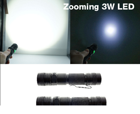 ไฟฉาย LED EDC แบบพกพาชาร์จไฟขนาดกะทัดรัดด้วยการชาร์จ Micro USB