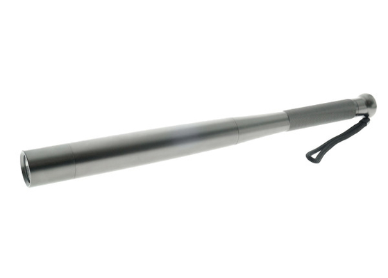 การรักษาความปลอดภัย Baton LED ไฟฉายการรักษาความปลอดภัยไฟฉายความปลอดภัยกลางแจ้งวัสดุอลูมิเนียม