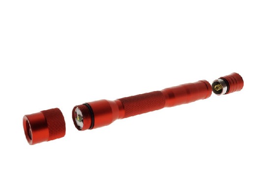 Super Power Cree ไฟฉาย LED Flashlight วัสดุอลูมิเนียม 2 * แบตเตอรี่ AAA