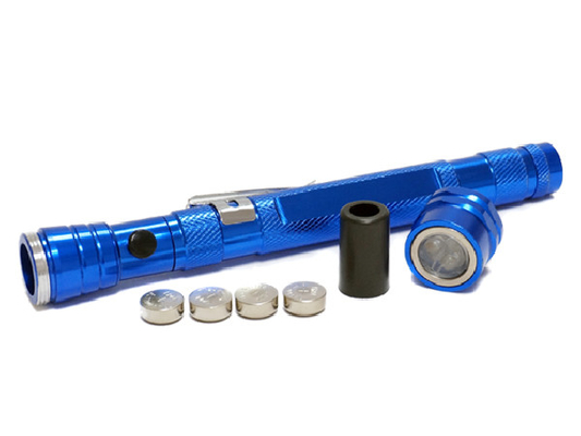 12 Lumens Worker Telescoping ไฟฉาย LED, ไฟฉายสไตล์ปากกา 4 * LR44 แบตเตอรี่