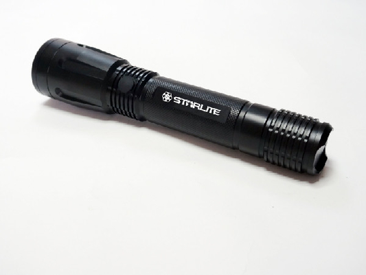 High Power Police Security Flashlight , Customized Tactical Police Flashlight