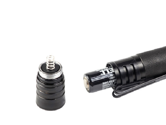Black Color Aaa Keychain Flashlight Waterproof High Brightness 46m Beam Distance