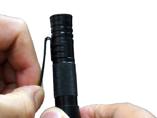Black Color Aaa Keychain Flashlight Waterproof High Brightness 46m Beam Distance