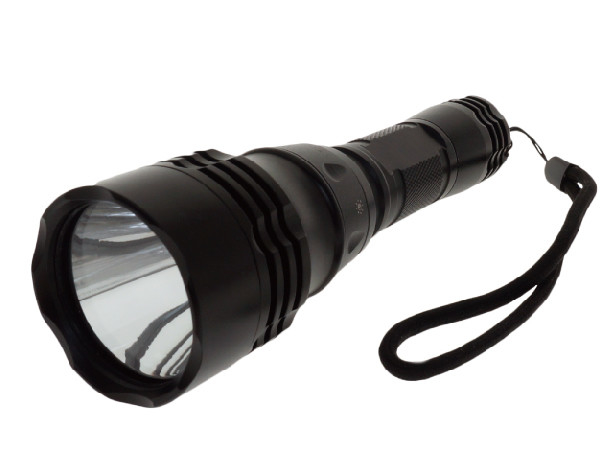ขนาดเล็กแกร่ง 18650 ไฟฉาย LED Diving พร้อมสวิตช์การควบคุมแม่เหล็ก