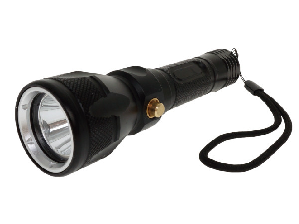 Handsize Diving ไฟฉาย LED IPX8 ความทนทานต่อน้ำด้วยแบตเตอรี่ลิเธียมไอออน 18650